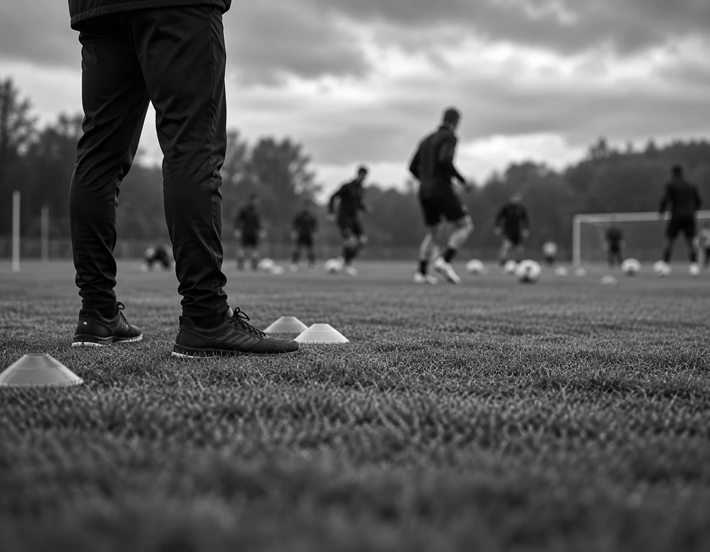 Profesional en un entorno de fútbol